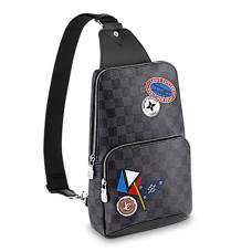 Louis Vuitton Avenue Sling Bag N41056 Damier Graphite Canvas
