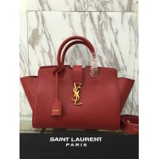 YSL Downtown Cabas Tote 30cm Red