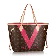 Louis Vuitton M41602 Neverfull MM Shoulder Bag Monogram Canvas