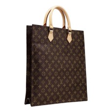 Louis Vuitton M51140 Sac Plat Tote Bag Monogram Canvas
