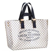Louis Vuitton N41180 Cabas GM Shoulder Bag Damier Azur Canvas