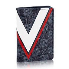 Louis Vuitton N64012 Pocket Organizer Damier Graphite Canvas